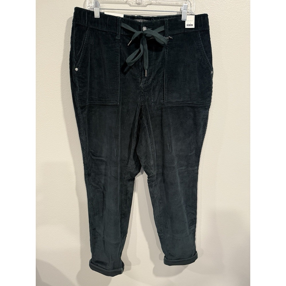 Judy Blue Corduroy Jogger Pants Womens 22W Green High Waist Stretch‎ NEW